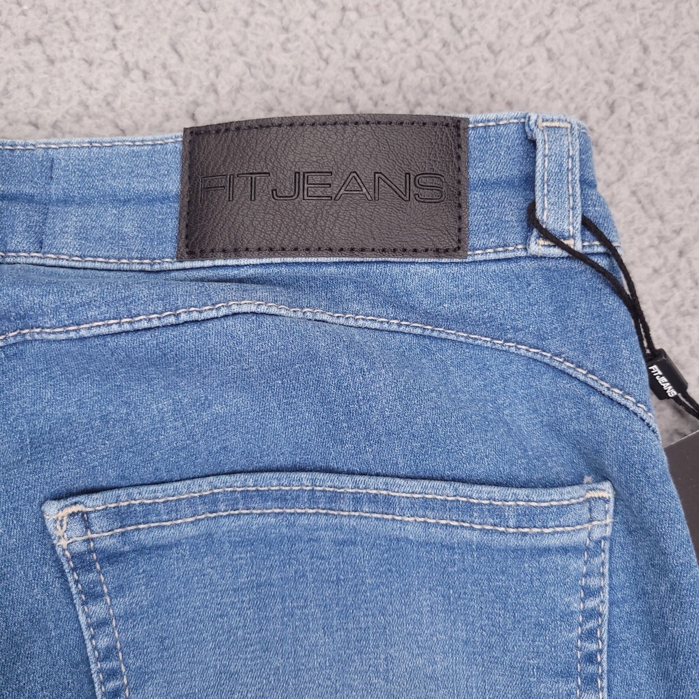 FIT JEANS Size SMALL Frame Skinny Arctic Light Wash Blue Denim 24x28 NEW - Picture 6 of 16